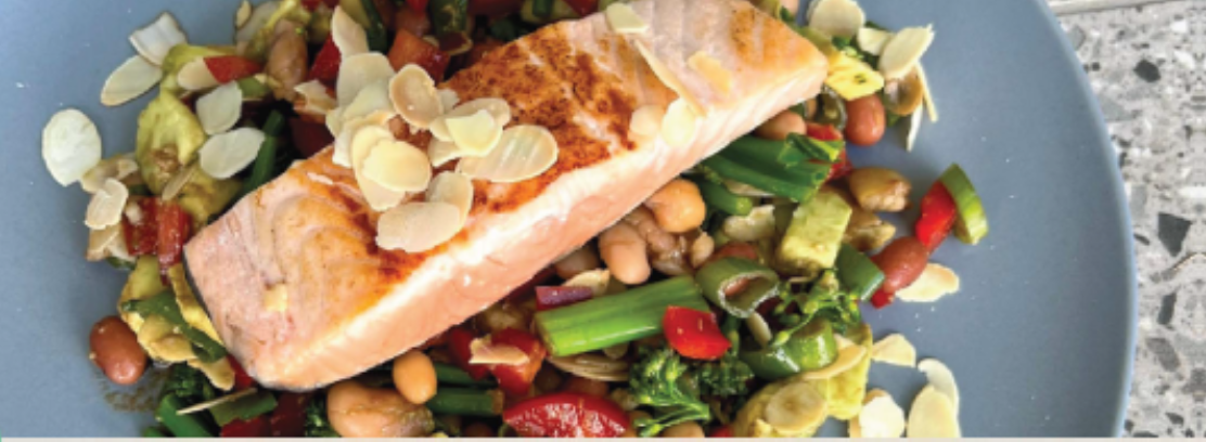 healthy liver cleanse meal plan salmon spinach walnuts